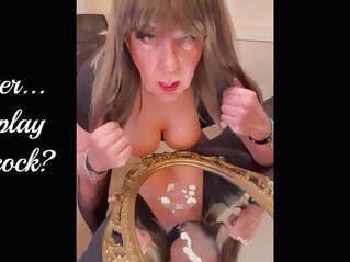 Love T-Girl cock? Want to play with Ginger's? amateur porn lingerie porn masturbation porn